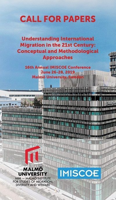 Call for participation: Sessions on methods of quantitative migration research at IMISCOE 2019 (June 26-28, 2019 in Malmö)