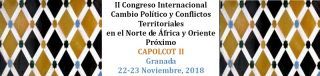 Congreso Internacional "Cambio político y Conflictos territoriales en el Norte de África y Oriente Próximo” (CAPOLCOT II)