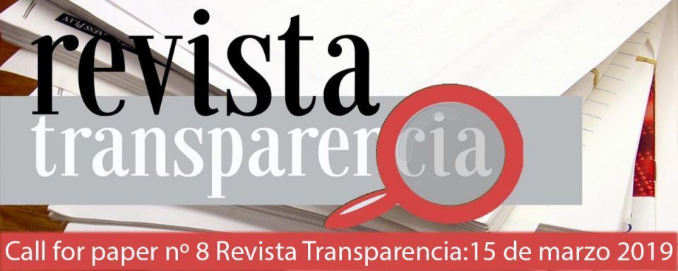 Call for papers nº 8 Revista Española de la Transparencia 
