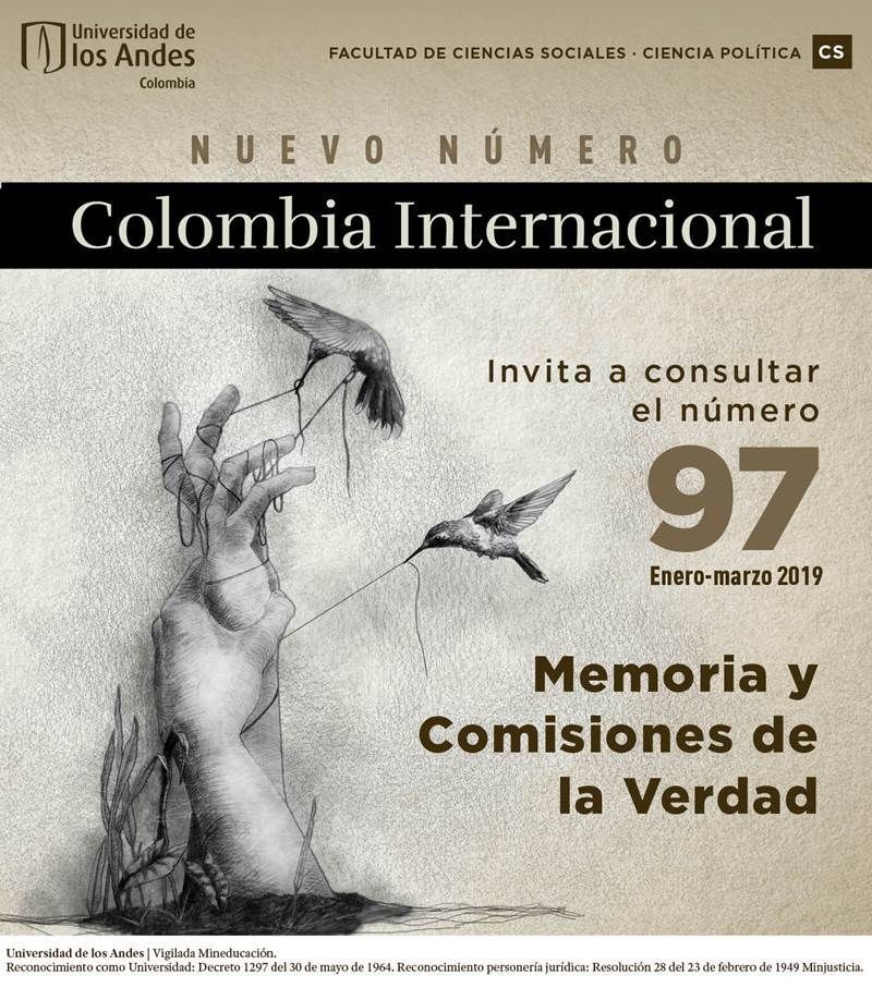 Último número Colombia Internacional. Universidad de los Andes