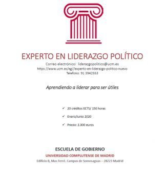 Experto en Liderazgo Político - UCM