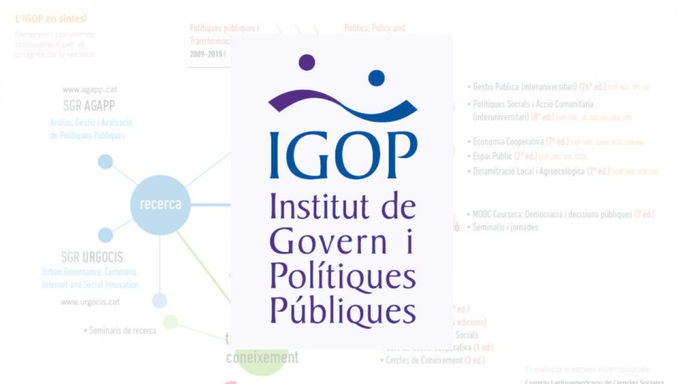 Newsletter #146 Institut de Govern i Polítiques Públiques (IGOP)