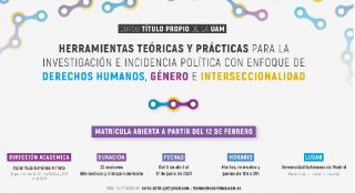 Nuevo curso UAM · Herramientas teóricas y prácticas para la investigación e incidencia política