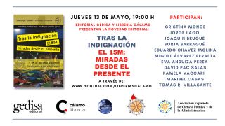  Presentación online de la publicación: 'Tras la Indignación. El 15M: miradas desde el presente'