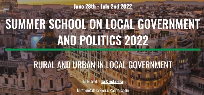 Summer School on Local Government and Politics - Junio, Madrid 