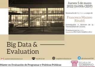 Seminario virtual - Big Data and Evaluation - 5 de mayo 