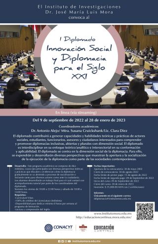 Diplomado online 'Innovación Social y Diplomacia para el Siglo XXI'