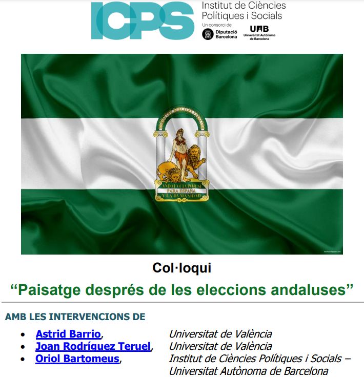 Coloquio ICPS 'Paisaje después de las elecciones andaluzas'