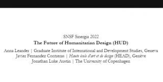 Three Fully-Funded PhD Positions in Humanitarian Design