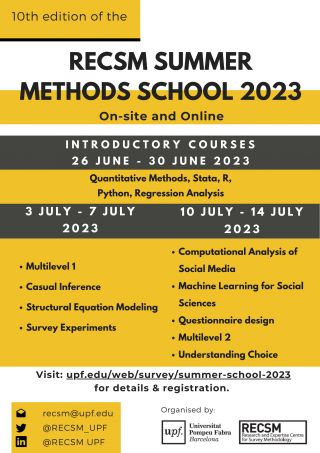 RECSM Summer Methods School 2023