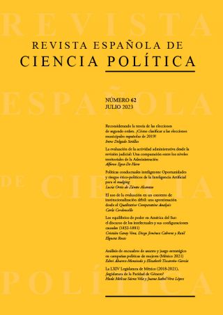 ¡Ya disponible el número 62, julio 2023, de la Revista Española de Ciencia Política (RECP)!