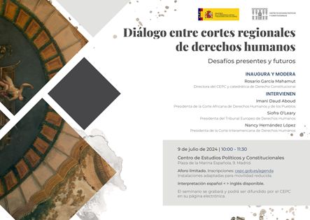 Invitación CEPC 'Diálogo entre cortes regionales de derechos humanos'