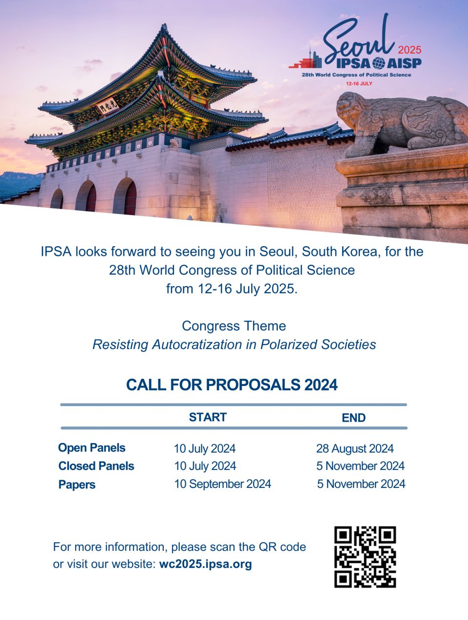 IPSA 28th World Congress of Political Science