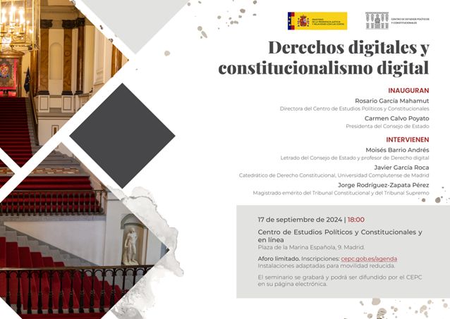 Seminario CEPC 'Derechos digitales y constitucionalismo digital'