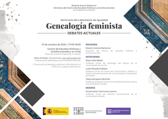 Seminario del Laboratorio de Igualdad del CEPC ‘Genealogía feminista. Debates actuales’