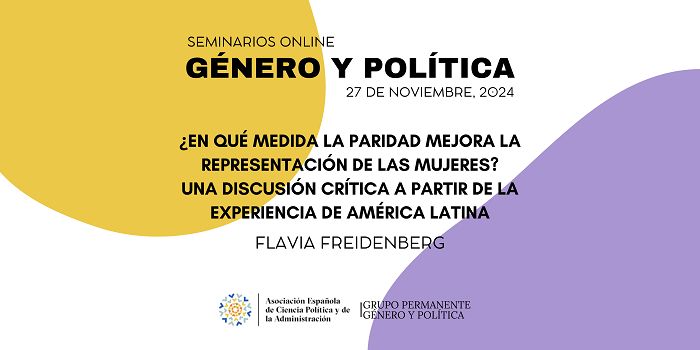 Vídeo resumen del Segundo Seminario online del Grupo Permanente de Género y Política