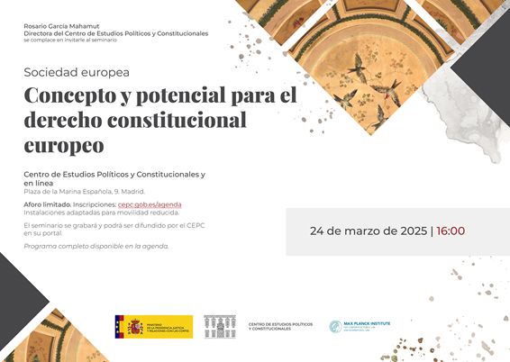 Seminario CEPC 'Sociedad europea: concepto y potencial para el derecho constitucional europeo'