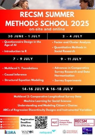 12th RECSM-UPF Summer Methods School 