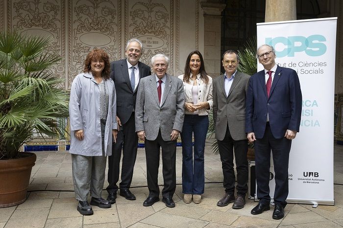 Acto de homenaje a Isidre Molas, fundador y primer director del ICPS