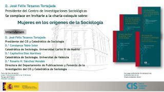 Coloquio CIS sobre ‘Mujeres en los orígenes de la Sociología’