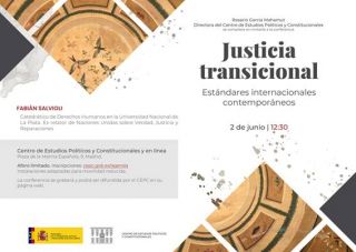 Conferencia CEPC ‘Justicia transicional. Estándares internacionales contemporáneos’ a cargo de Fabián Salvioli