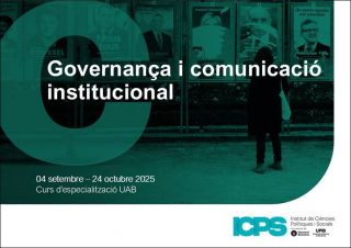 LAST CALL!! Curs d'especialització UAB en "Governança i comunicació institucional" 2ª ed., 2025