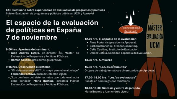 XXII Seminario de Evaluación de Programas y Políticas. UCM y APROEVAL