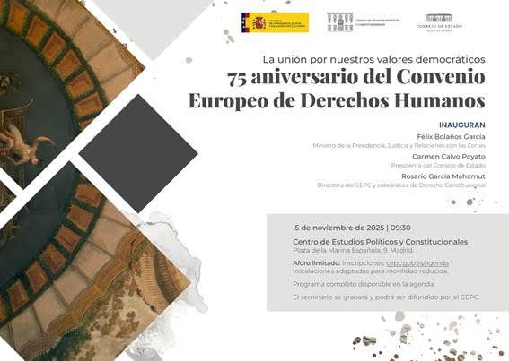 CEPC "75 aniversario del Convenio Europeo de Derechos Humanos"