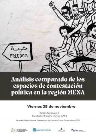 Seminario "Análisis comparado de los espacios de contestación política en la región MENA". 