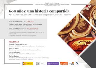CEPC: Acto conmemorativo 600 aniversario llegada del Pueblo Gitano a España