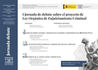 CEPC: I Jornada de debate sobre el proyecto de Ley Orgánica de Enjuiciamiento Criminal