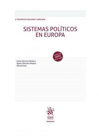 Publicación obra «Sistemas políticos en Europa» (4ª Edición)