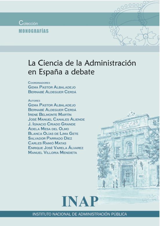 Presentación libro INAP: "La ciencia de la Administración en España a debate"