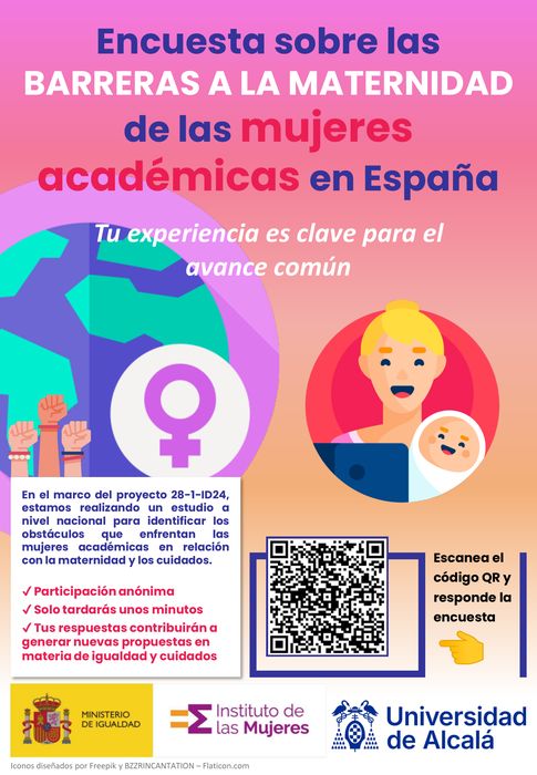 Encuesta: Proyecto "Barreras a la maternidad de las mujeres académicas en España"