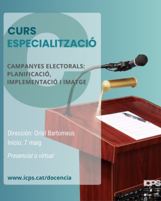 Curso de especialización UAB "Campañas electorales: planificación, implementación e imagen"