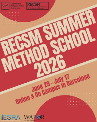13.ª Escuela de Métodos de Verano de RECSM