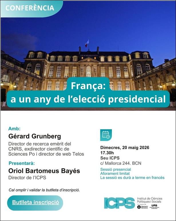 Conferència "França: a un any de l'elecció presidencial"