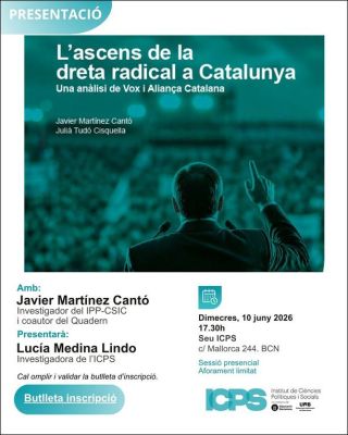 Presentació del Quadern "L'ascens de la dreta radical a Catalunya"