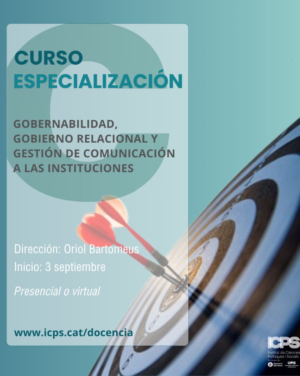 Curso de especialización UAB en Gobernabilidad, gobierno relacional y gestión de comunicación en las instituciones 2026