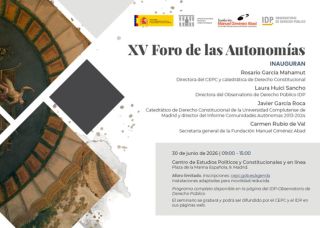  XV Foro CEPC de las Autonomías