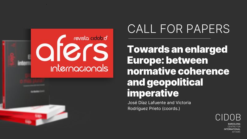 CfP - Revista CIDOB d'Afers Internacionals