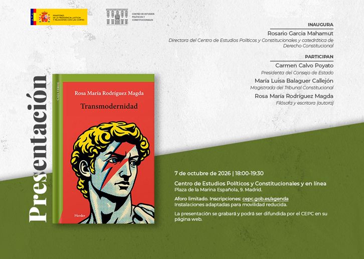 Presentación CEPC:  'Transmodernidad', de Rosa María Rodríguez Magda