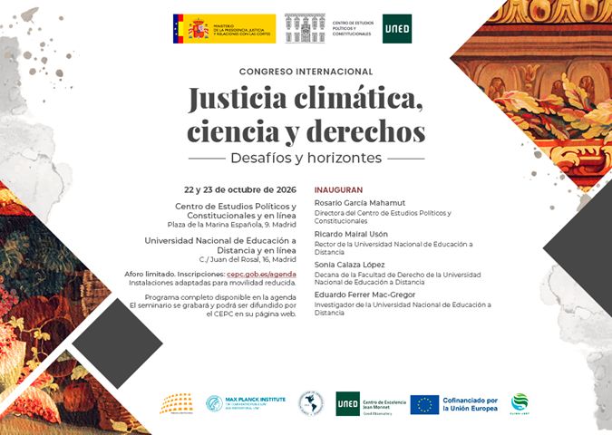  Congreso Internacional CEPC: 'Justicia climática, ciencia y derechos'